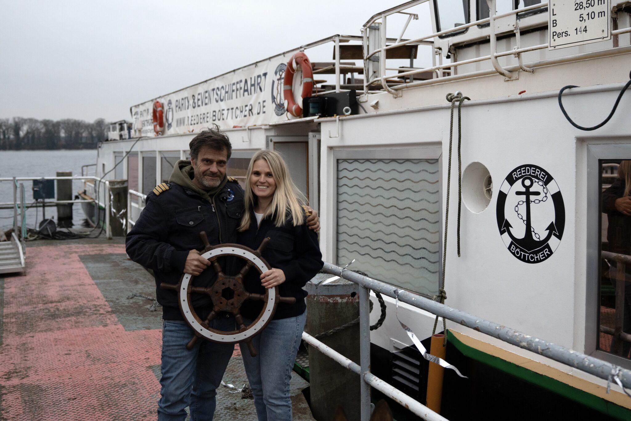 Generationswechsel – Vater und Tochter bei der Reederei Böttcher