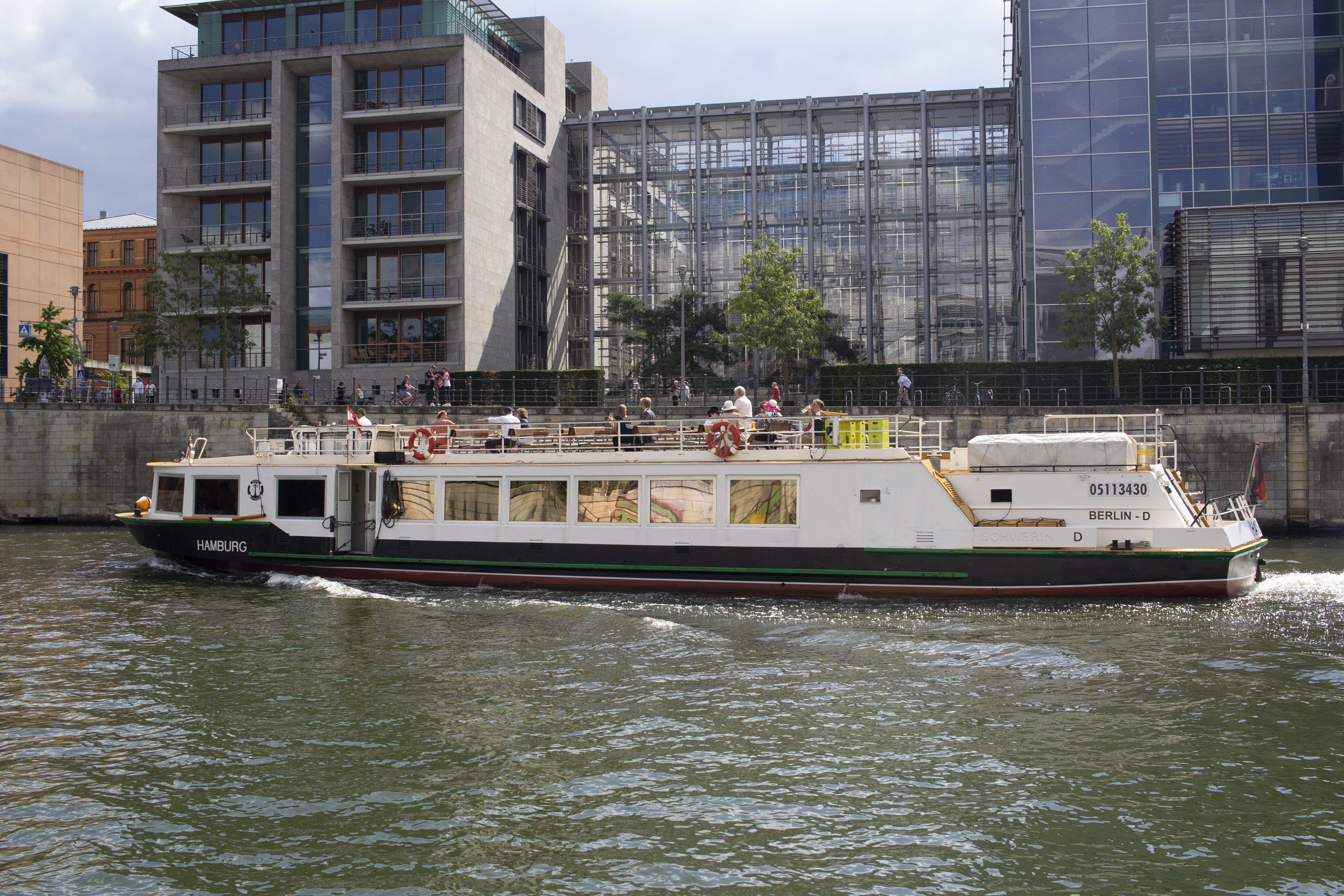 MS Hamburg – Impression Oberdeck